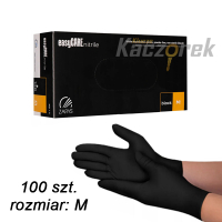DK 098 - rękawice nitrylowe - czarne - M